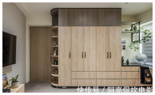 餐厅|116㎡三居室,巧用室内门,打造极具灵活开阔感的新家!