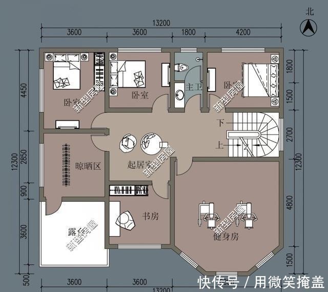 毛坯|农村别墅怎么盖才好看挑空客厅+套卧，这8套图纸25万起建！