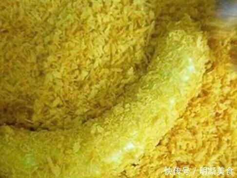 甜品店的炸香蕉是这样做的原来技巧这么简单,2分钟就学会