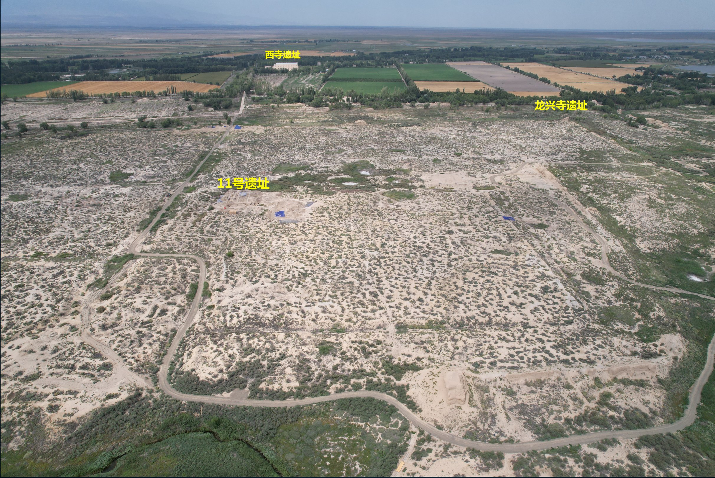 考古研究所|北庭故城遗址出土“悲田寺”刻字陶器残片