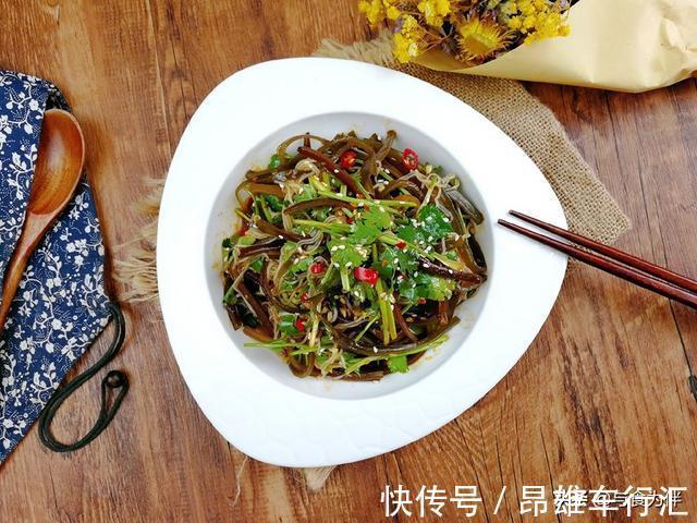 海带丝|凉拌海带丝时,记住用这“1料”,香软无海腥味,好吃解腻特鲜美