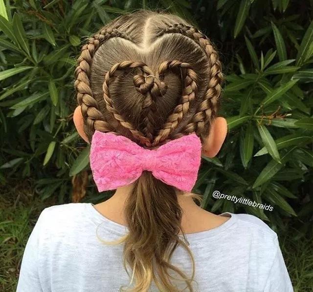 编发 72款好看的儿童编发,有闺女了就要给她编这样的发型,宝妈快收藏