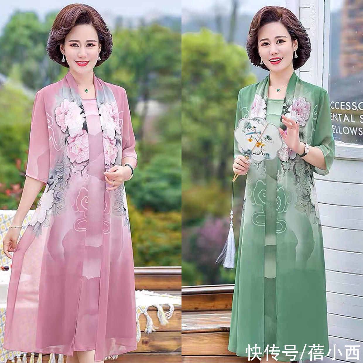 50岁女人应该怎样打扮？不要“扮嫩”，穿对连衣裙气质才更高贵