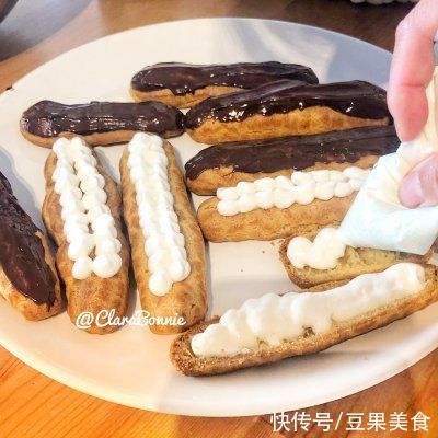 #2021创意料理组——创意“食”光#可爱的闪电泡芙