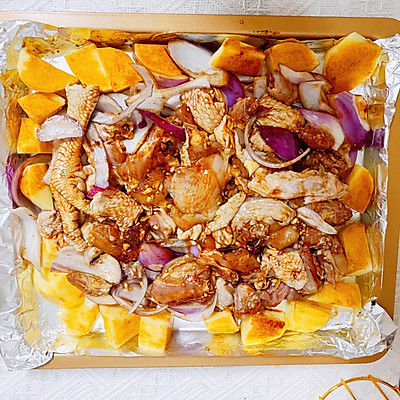 不知道吃什么，烤箱版蒜香烤鸡肉块准没错