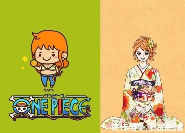 草帽海贼团|海贼王身穿“传统和服”的草帽海贼团,索隆从头“绿”到脚真帅