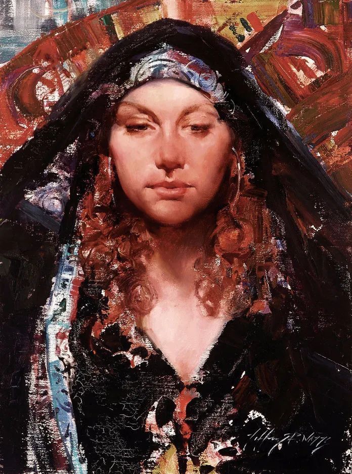 jeffrey|他的油画笔触粗犷又细腻，透着一种不可言说的美