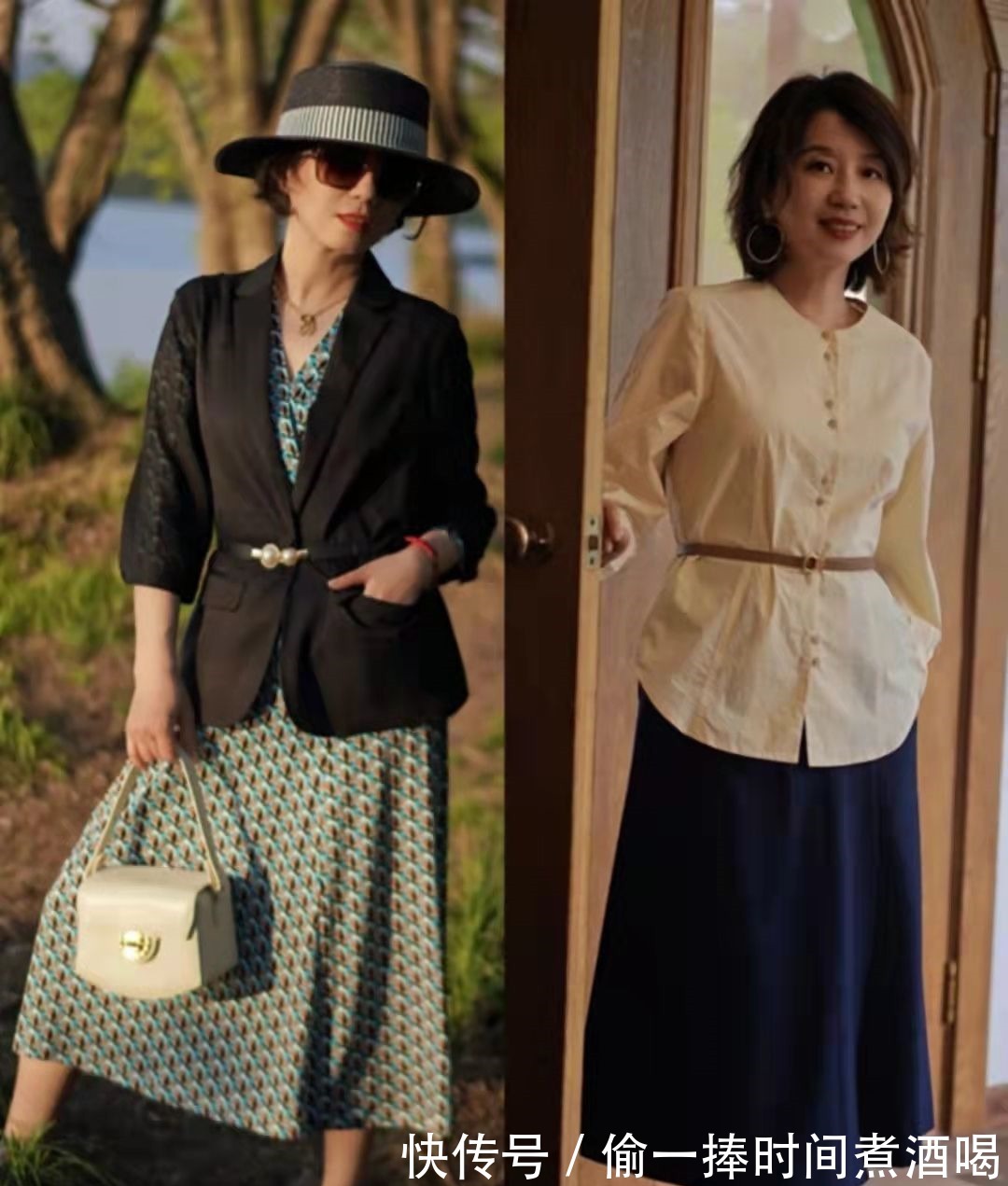 穿搭 50岁女人提气质的四个思路,不信瞧这位博主,每一套都优雅高级