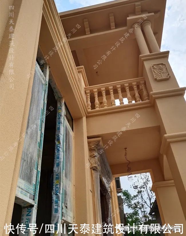 遂宁|四川遂宁二层欧式风格别墅完工实景 大露台网红别墅 遂宁施工队
