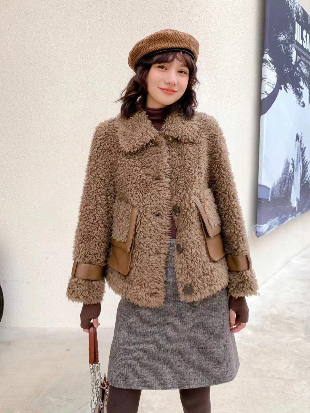 搭配|今年火了一种单品叫“颗粒绒外套”,软糯舒适又保暖,洋气百搭