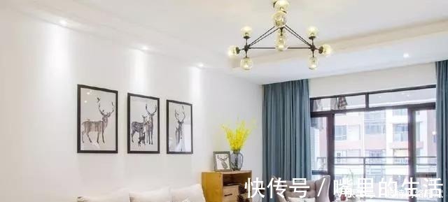 淋浴房|终于入住新家了，忍不住晒晒，90平北欧三居室，客厅漂亮极了！