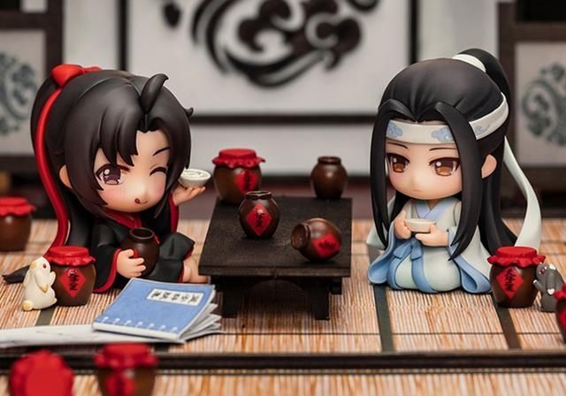 手办|《魔道祖师》擎苍家的动画手办，新年款好心动，求抱抱也太萌了！