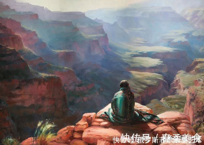 主旋律@史蒂夫·亨德森的油画以光线,生命和色彩为主旋律,好看极了