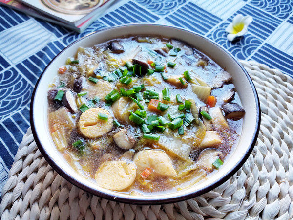 娃娃菜烩玉子豆腐