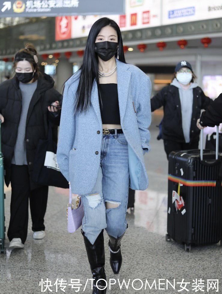 明星们最新出炉的机场照来啦，俊男俏女齐齐上线，你爱了吗