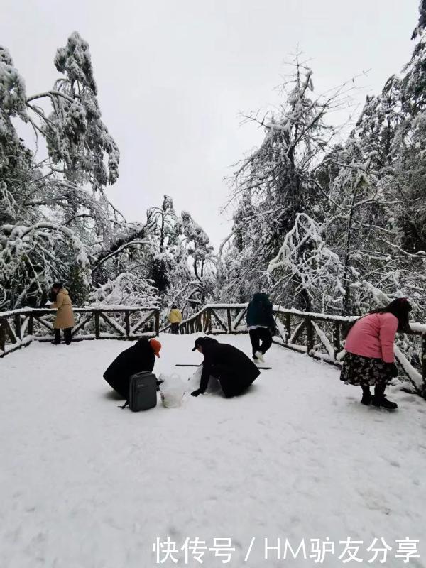 雅安多个景区下雪了！美景、美食一样也不少