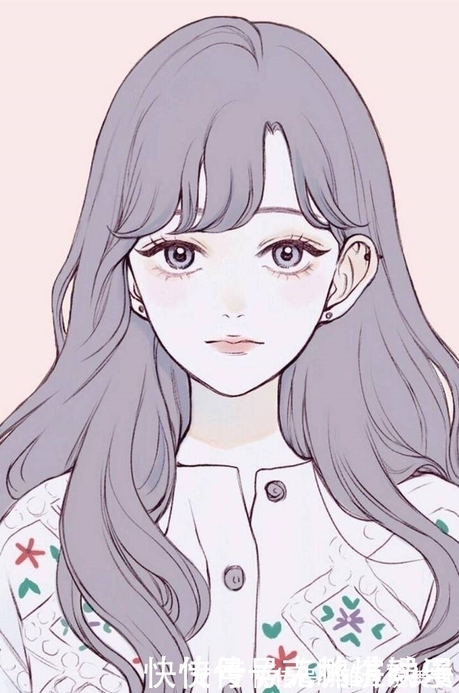 小姐姐|一组少女心十足的好看插画,很适合做卡通动漫头像哦!