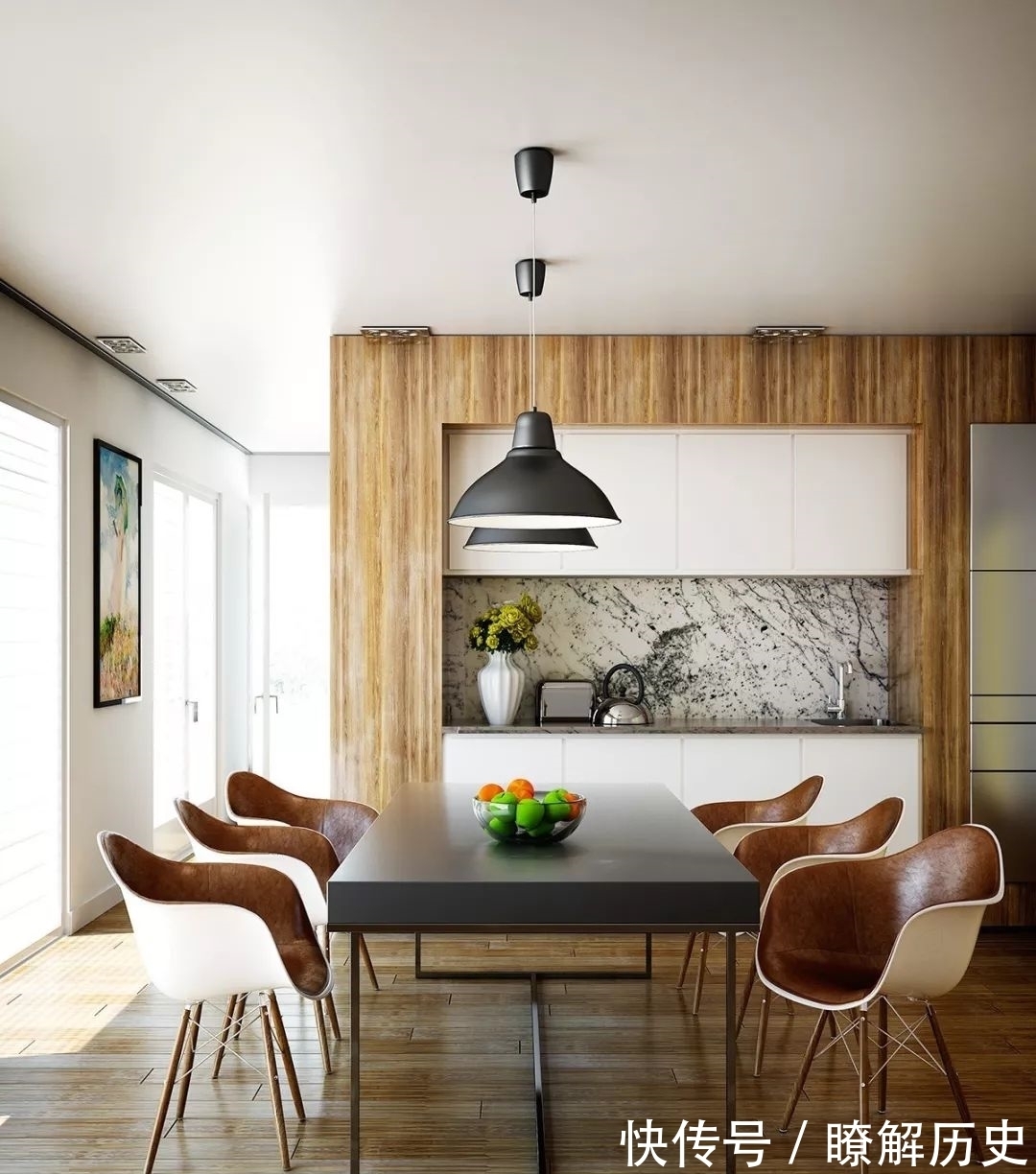 餐椅|现代风格餐厅设计，时尚流行与实用功能的结合