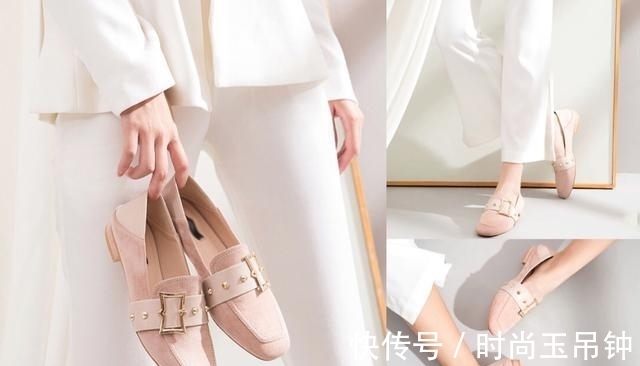 单鞋|快把你的高跟鞋丢掉,今年很流行“莫兰迪色”单鞋,上脚谁穿谁美