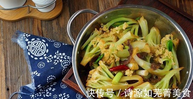 营养|酱油肉炒花菜，营养丰富，好吃下饭！