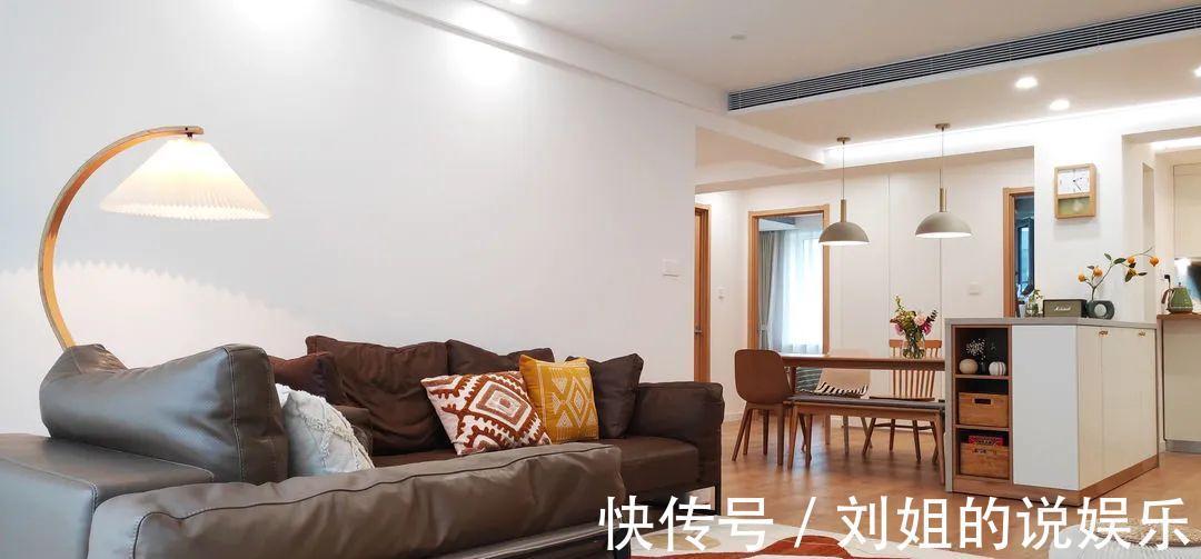 空间|124㎡原木风,干净舒适的居家空间,这设计好特别!