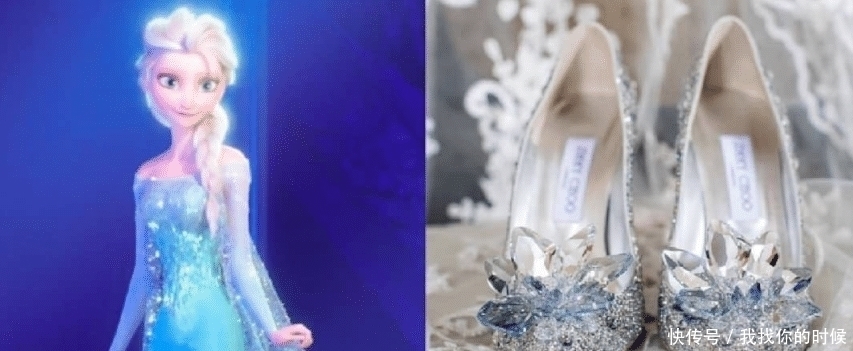 迪士尼公主|实物版迪士尼公主鞋,水晶鞋一般人穿不上,艾莎的鞋子最好看