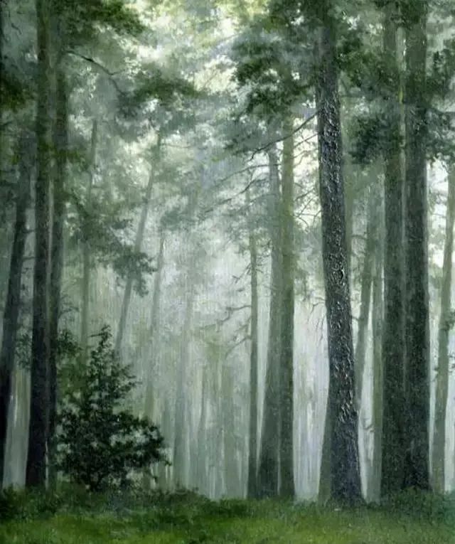 绘画|俄罗斯 爱德华·巴诺夫 ?的风景油画,好美