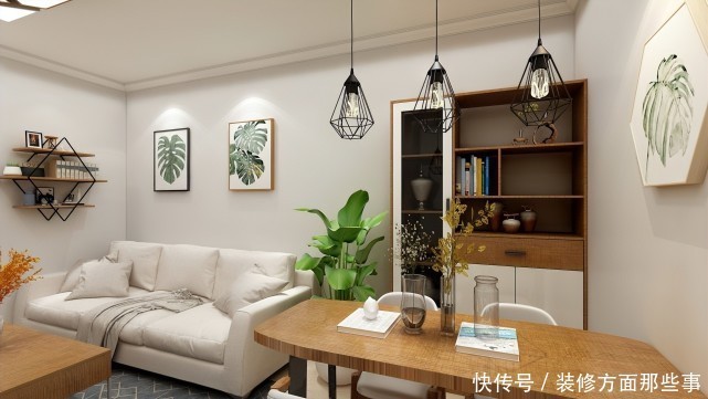 二居室|55平北欧风二居室,这个家里的储物空间还是很有看点的