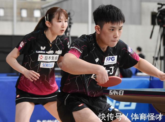 乒乓球队|帮助妹妹复仇!张本智和斩2022年首冠,国乒头号混双劲敌摘金