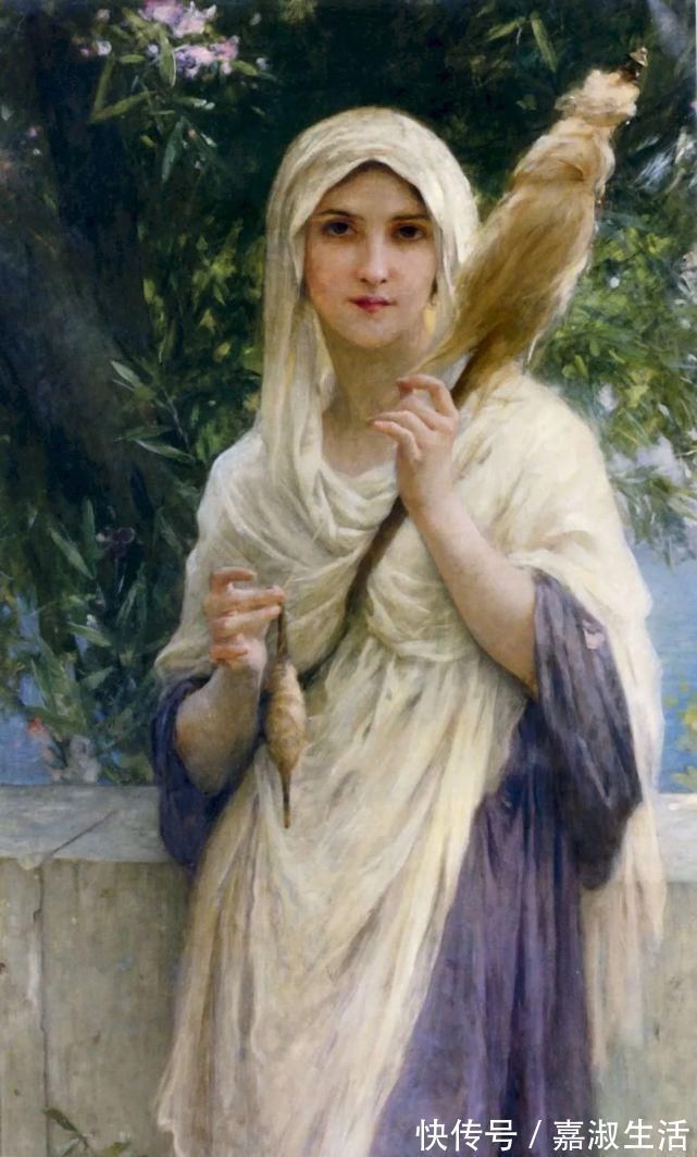 画家#法国画家查尔斯笔下风华绝代的仙女,太美了!