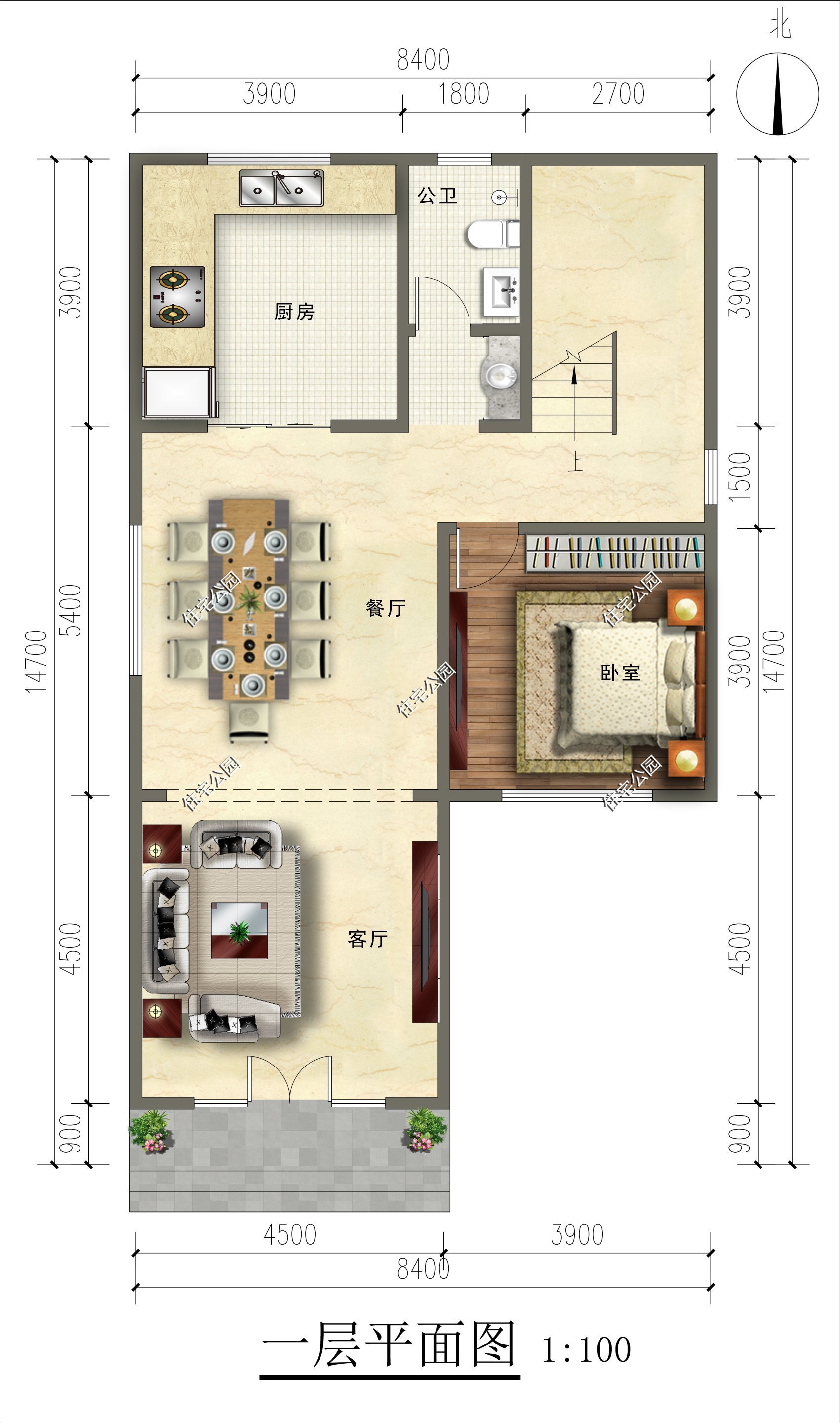 小知识|只有8米宽的农村别墅,造价30万出头,农村盖房选这套怎么样?