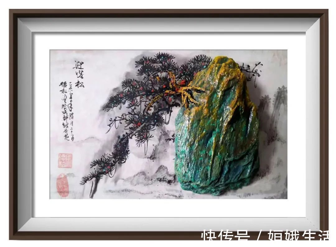 石墨画！翰墨飘香展风采——马德松奇石墨画作品欣赏