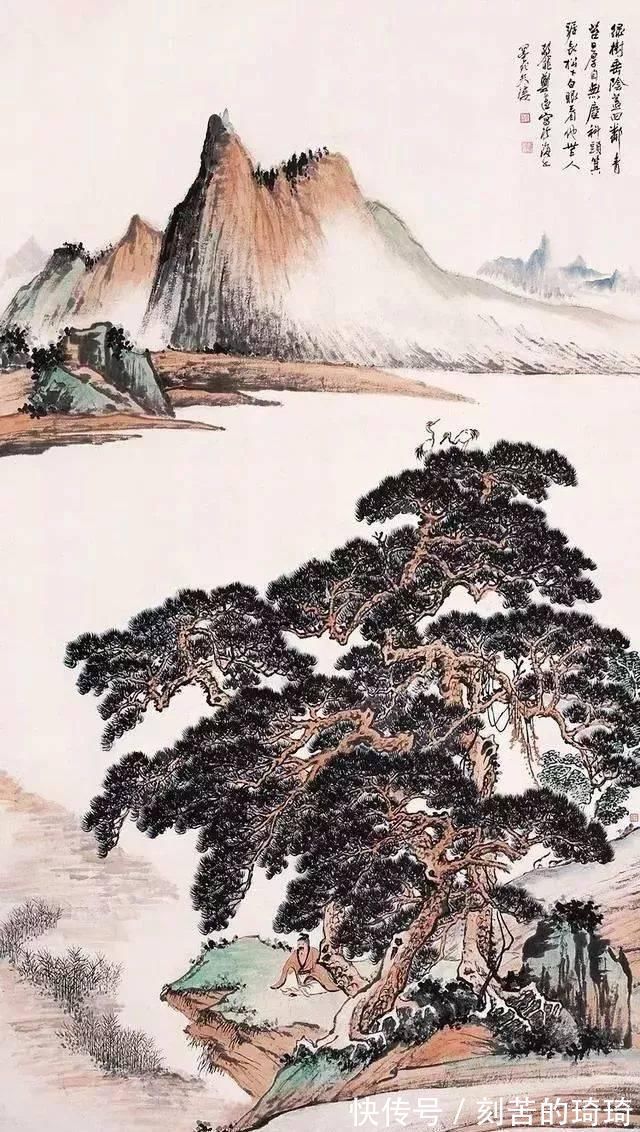 郑午昌@民国竟然有这样一位山水画大家,极为罕见,太美了!