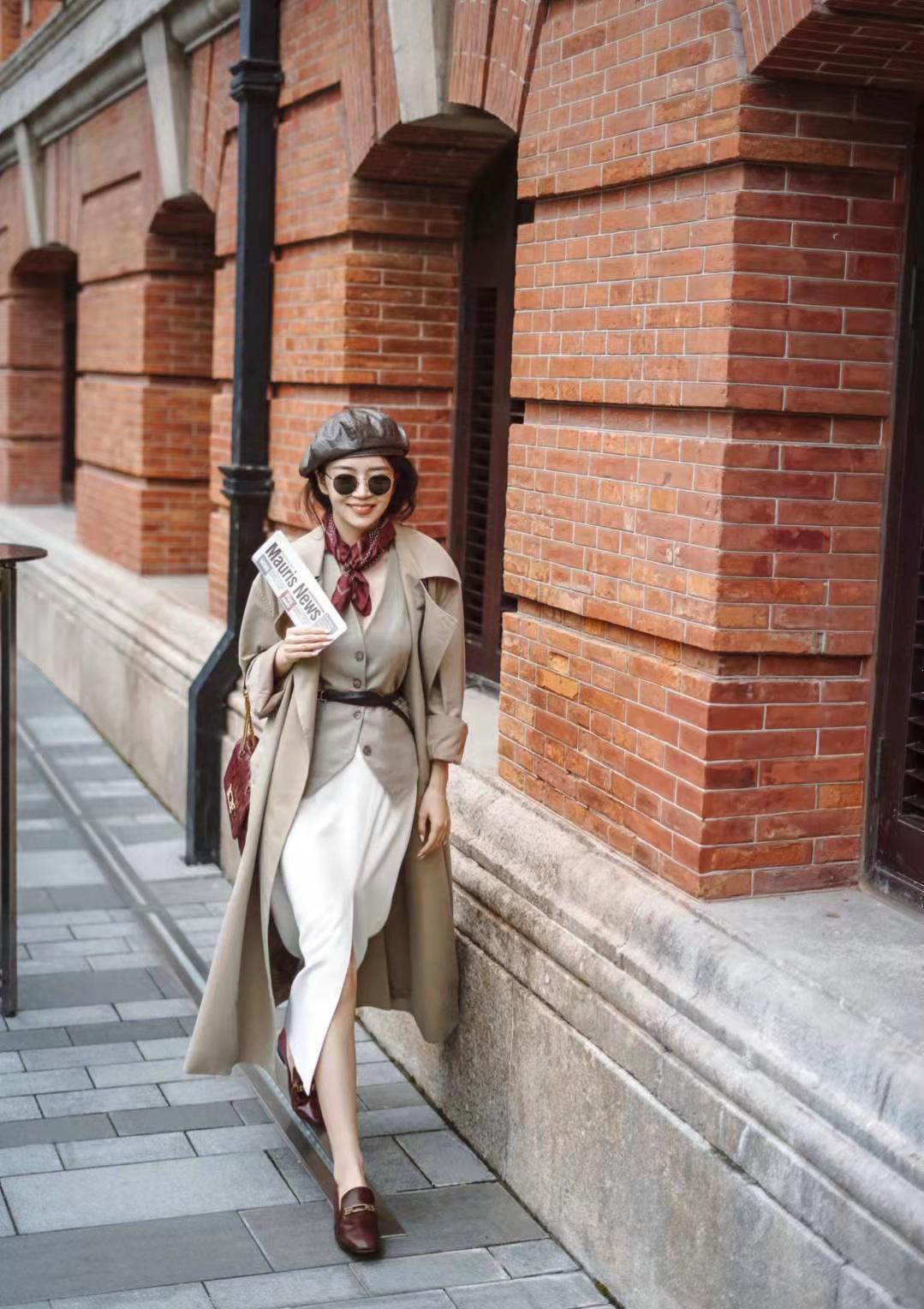 棕黄色 秋冬穿“棕色”能有多美?瞧三木博主的气质搭配,照着穿就很美