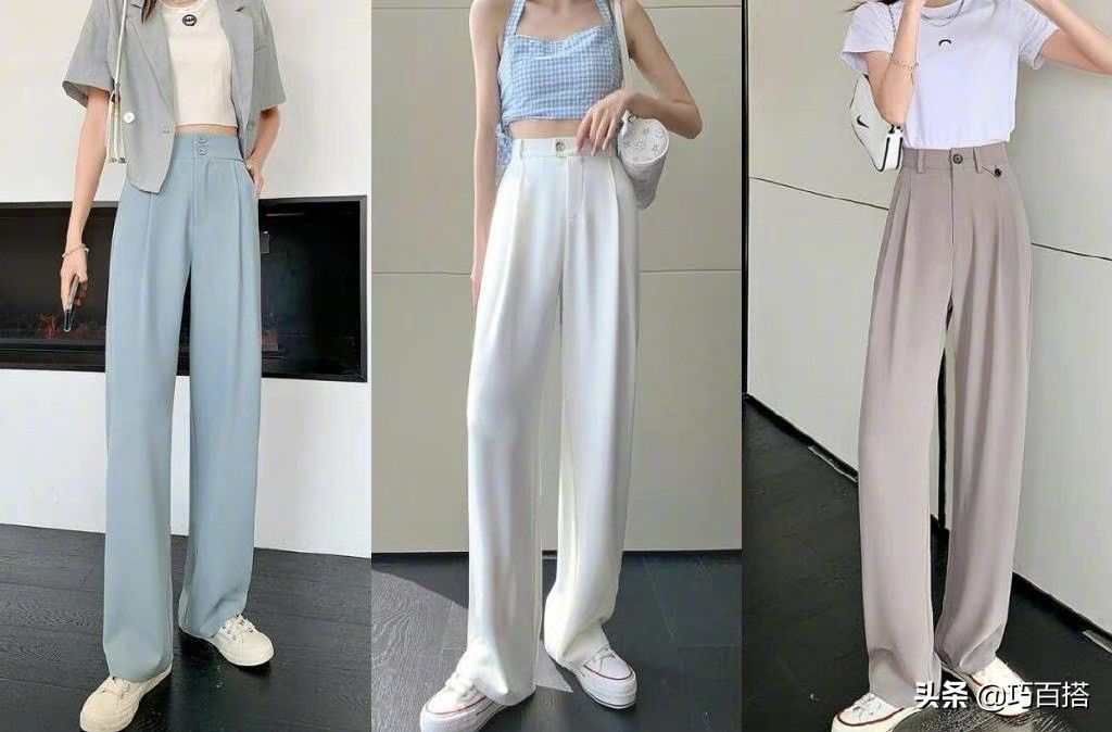 垂坠感|阔腿裤搭配只需要三招，简单快捷很美貌，一学就会不用慌