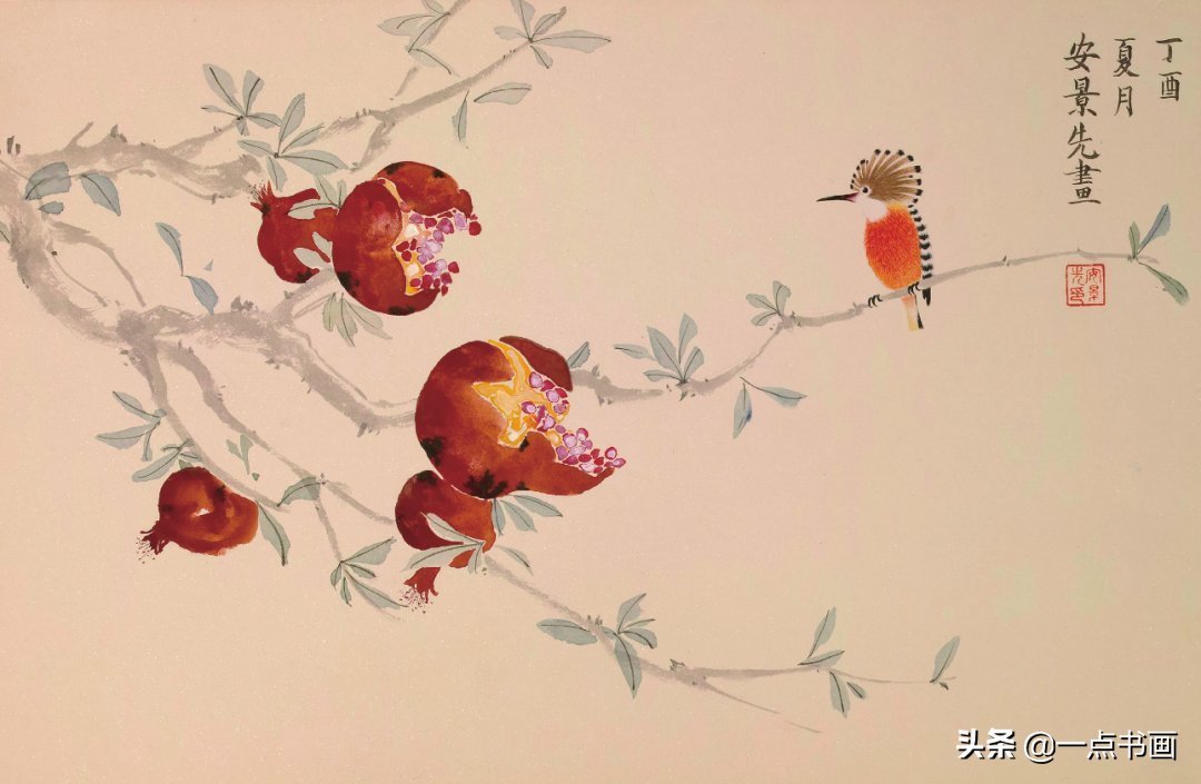 示范&用没骨技法画胡萝卜和鸢尾花,这样的示范案例领你入门