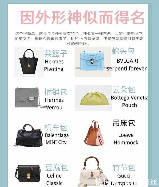 包包界 各大牌经典包包俗称大全!