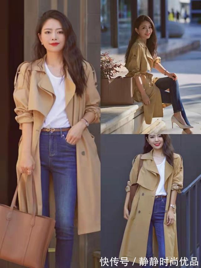 碎花连衣裙 这个秋天“风衣”又火了!学会这几个穿搭小思路,简约且耐看