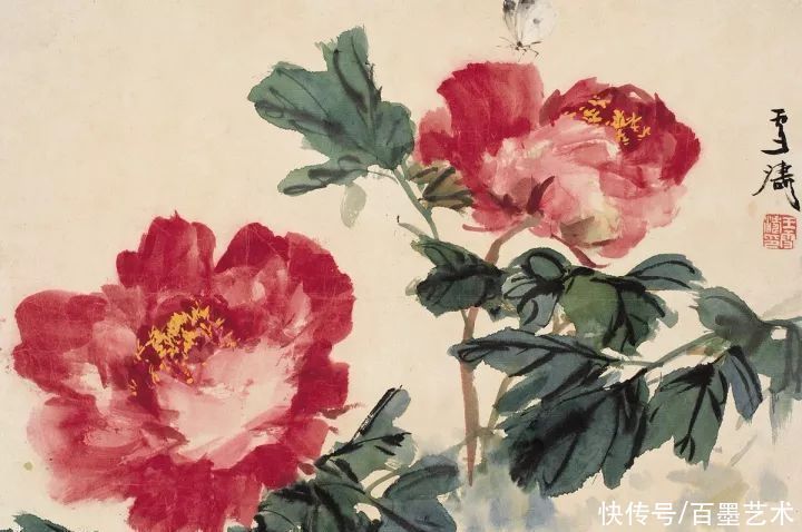 小写意|唯有牡丹真国色!小写意牡丹画150幅,美醉了