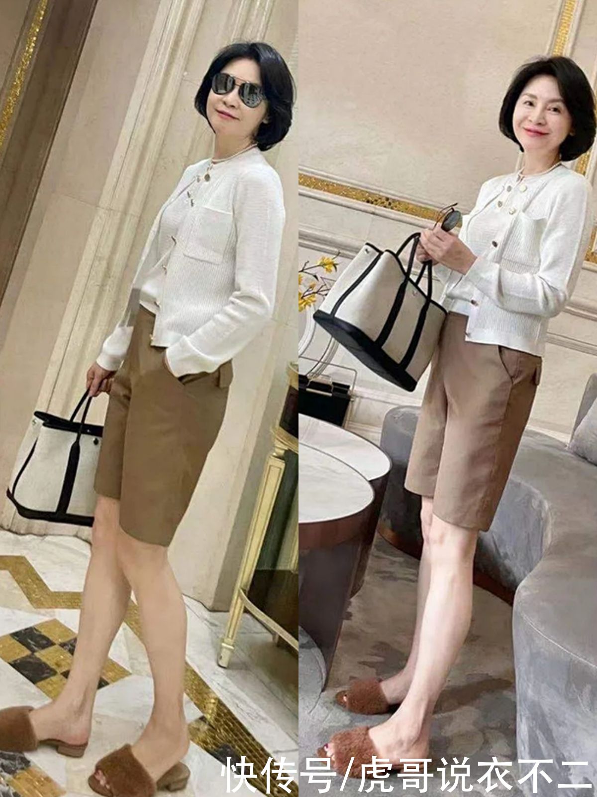 夏季|年过60岁的女人，建议多穿这3种实用裤子，夏季配衬衫T恤都高级