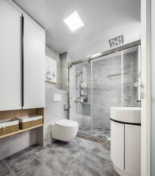 水泥|12万装122㎡三居北欧风,水泥背景墙个性十足,闺蜜都夸洋气