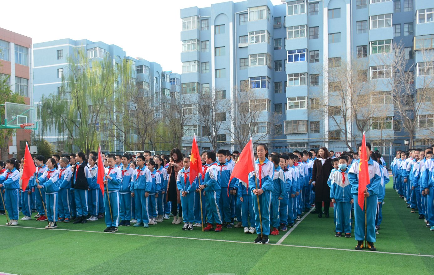 白银区第二小学举行＂第八届校园文明礼仪节＂闭幕仪式