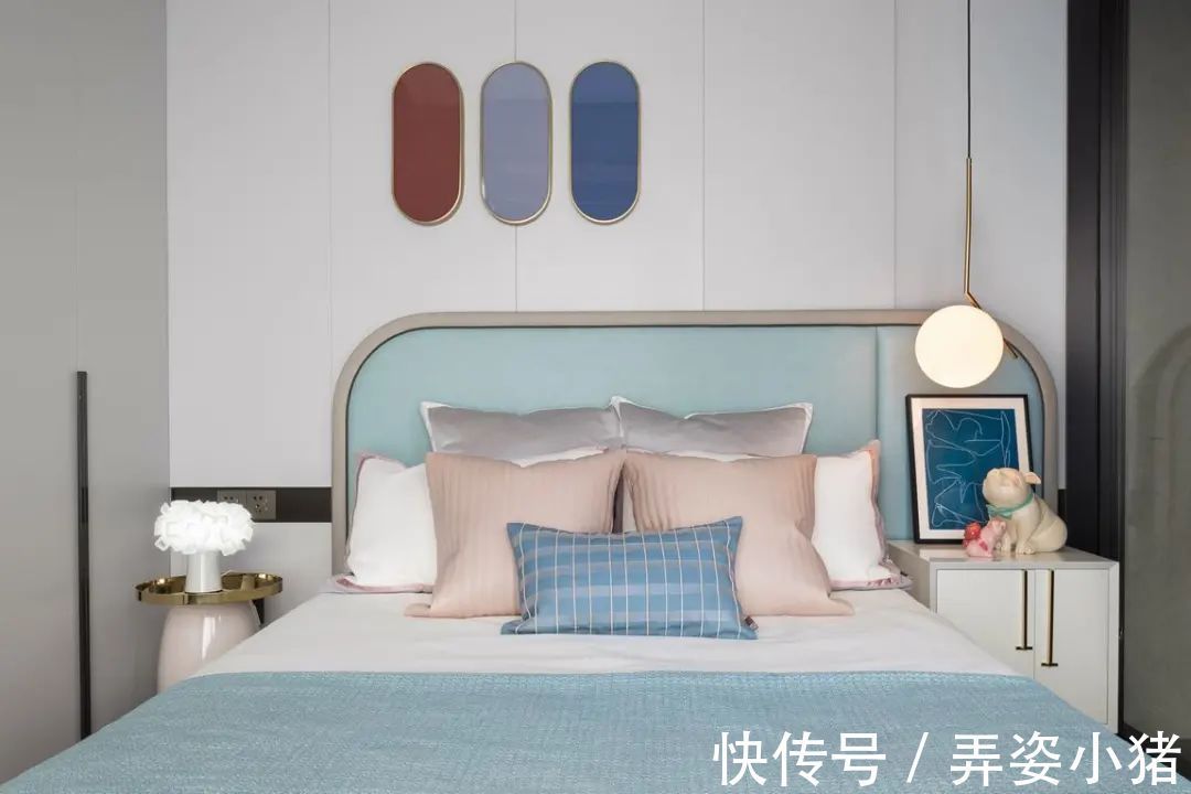 布置|210㎡联排小别墅,现代大方的布置,配色令人舒适