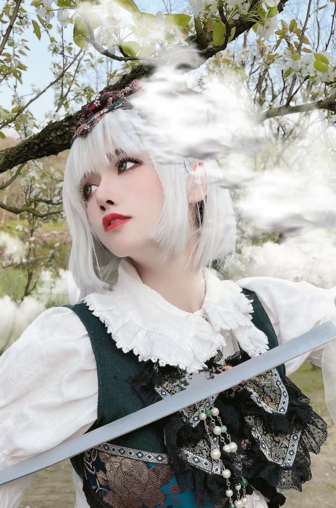 莉莉西|cos:东方project半人半灵的庭师cos正片@莉莉西