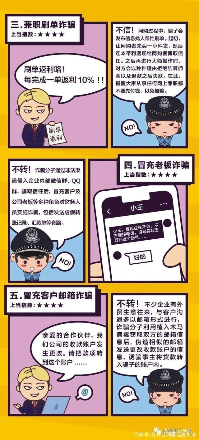 净网2021 反诈手段宣传之“漫画小课堂”