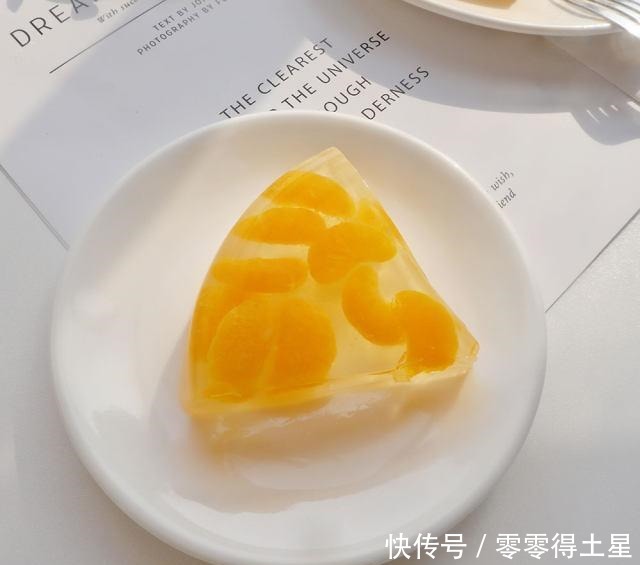 在家自制橘子果冻,酸甜Q弹,无添加更健康
