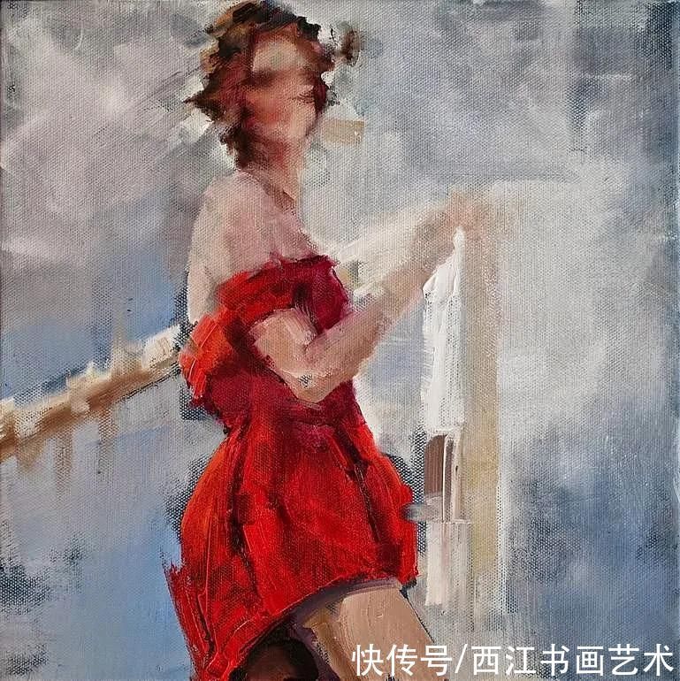 范妮|敏感,感性与永恒:法国女画家莫罗的抽象人物