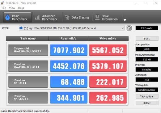 读写|国民好物速度惊人 aigo NVMe固态硬盘P7000评测