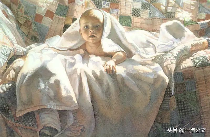 水彩!这位女画家因为一组水彩少女,醉倒多少男人