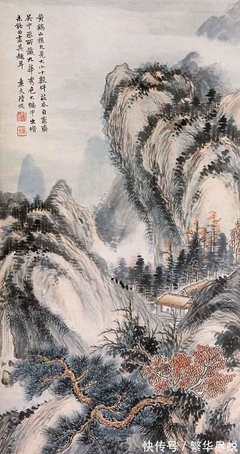 造诣#清代全能画家陆恢，作品之美，刷新你对绘画的认知！